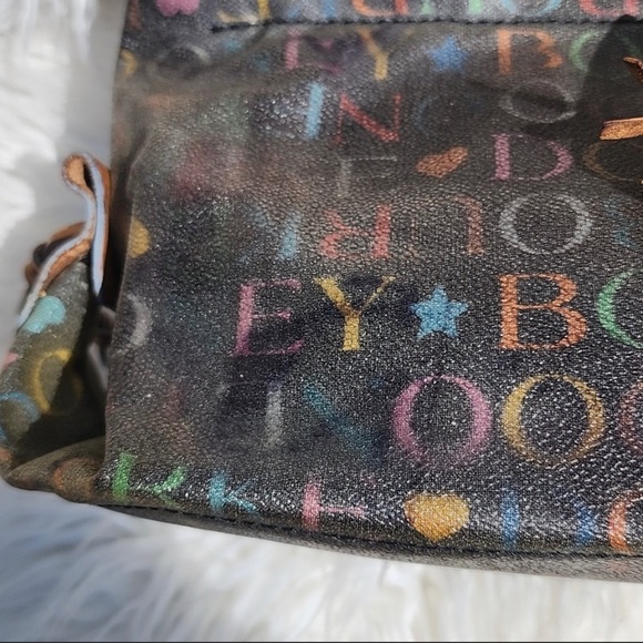 Dooney & Bourke Original Monogram HandBag vintage - Picture 7 of 8